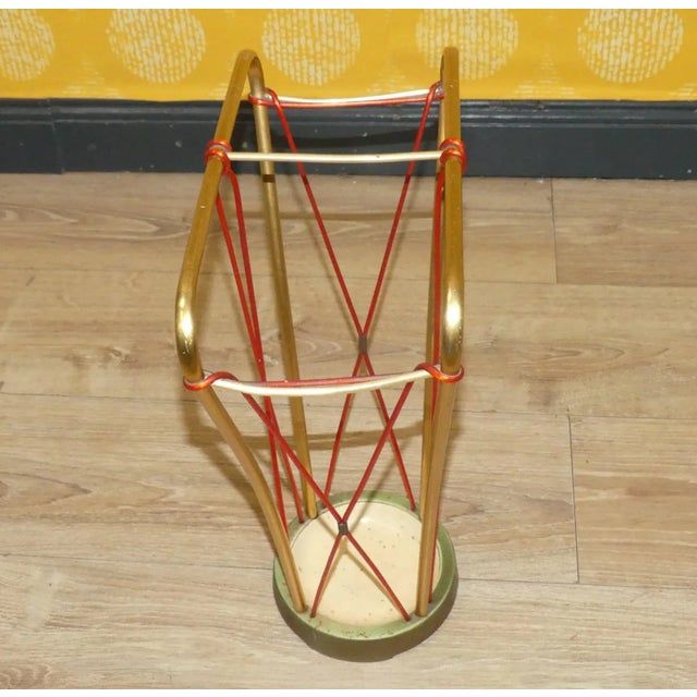 Metal Vintage Umbrella Stand, 1950s For Sale - Image 7 of 8
