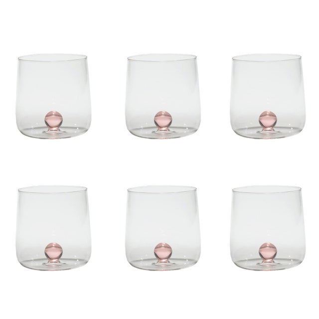 2020s Zafferano Bilia Tumbler Pink - Set of 6 For Sale - Image 5 of 5