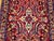 Vintage Persian Lilian Rug, Handknotted Wool, Geometric Pattern, Red & Ivory, 3x7 For Sale - Image 14 of 18
