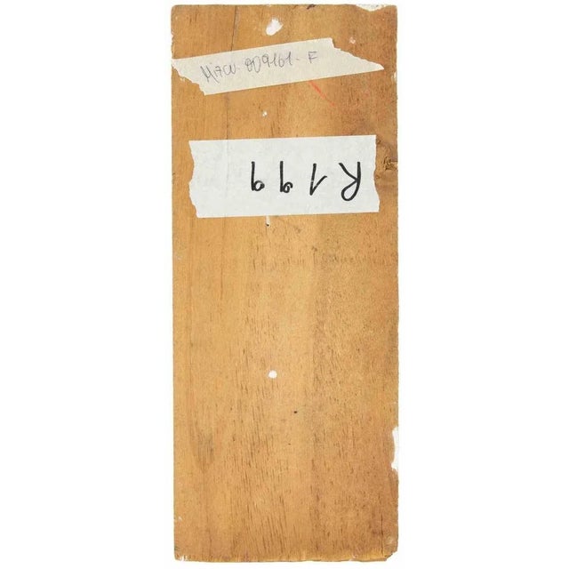 Sirio Pellegrini, Fishes, Oil Painting, 1960s For Sale - Image 4 of 5