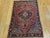 Vintage Persian Sarouk Area Rug, Handwoven Floral Design, Red & Turquoise, 4’ X 5’ For Sale In Chicago - Image 6 of 12