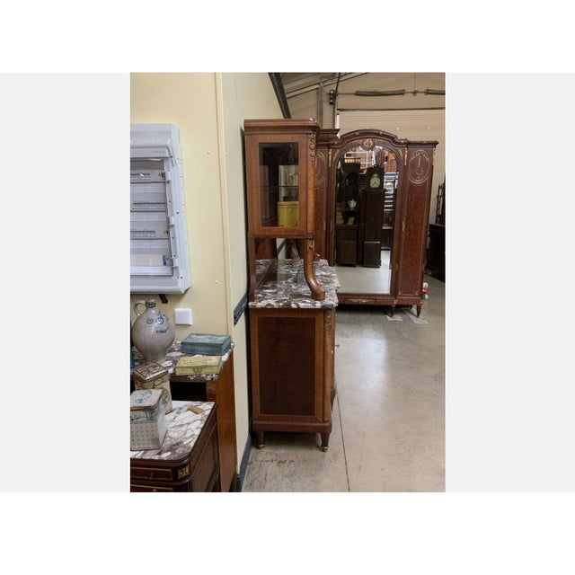 Antique Art Nouveau Display Buffet in Bronze, 1910s For Sale - Image 6 of 14