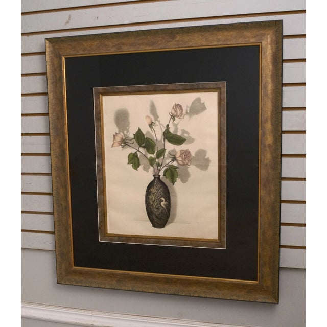 Print Approx. 100+ Years Old - Newer Frame High Quality Construction Very Faint ‘Spots’ On Print Professionally Matted &...