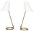 B90 Table Lamps by Hans-Agne Jakobsson for Hans-Agne Jakobsson AB, Set of 2 For Sale