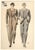 1937 French Art Deco Men's Tailoring Llithograph, Matted For Sale - Image 4 of 4
