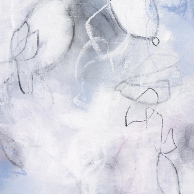 Float No.13 - Textured Abstract Drawing on Paper, Neutral Contemporary Art For Sale - Image 4 of 5