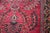 Raspberry Red Vintage Meshed Rug Runner 3'4" X 16'1" For Sale - Image 8 of 12