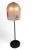 Heavy hand-blown Murano glass floor lamp in black lacquered metal by Alfredo Barbini. This lamp, from the mid-1960's was...