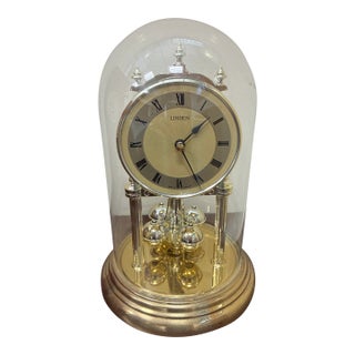 Lovely Vintage Linden Anniversary Clock For Sale
