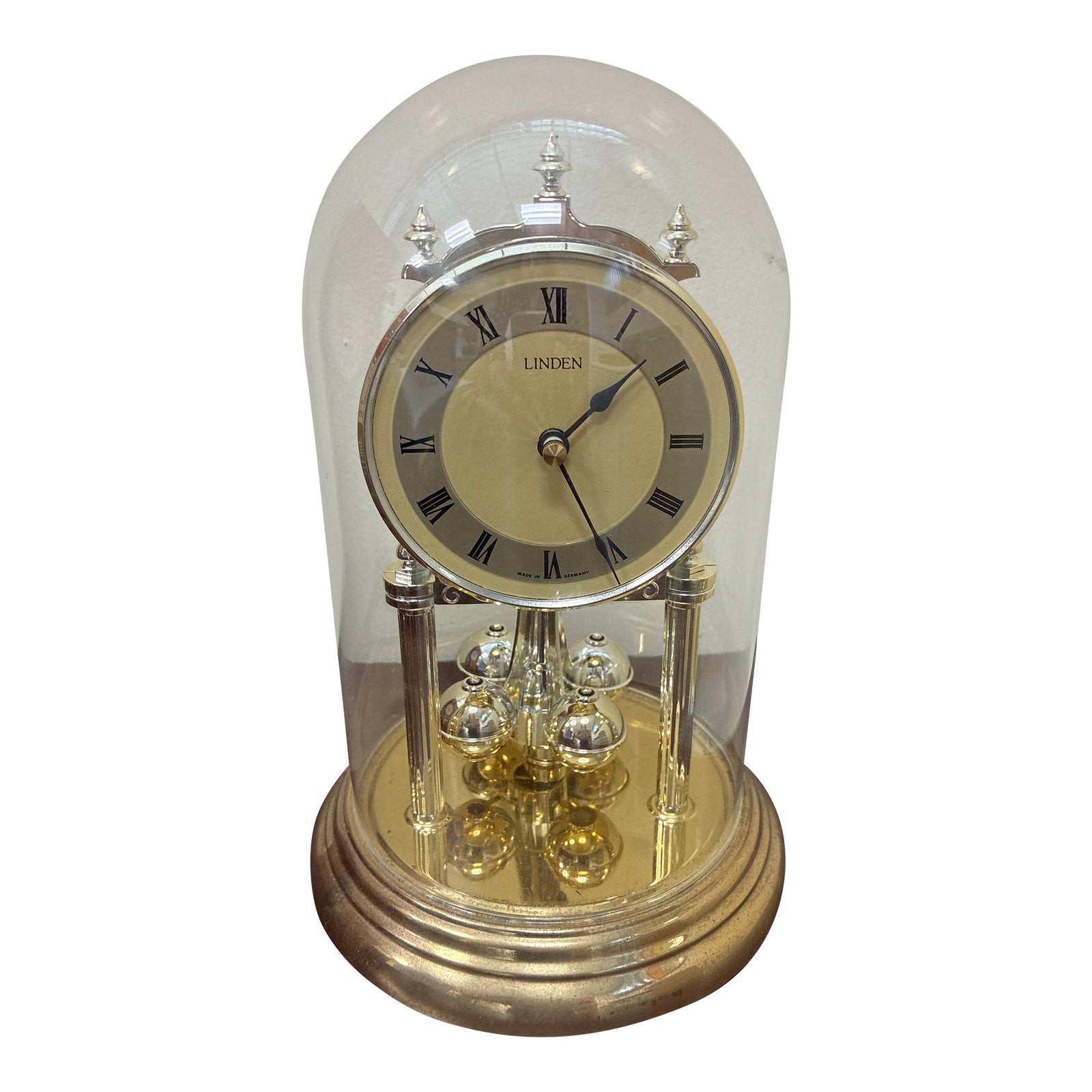 Vintage Linden Anniversary Clock | Chairish