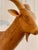 1990s Carved Wood Antelope Head Wall Mount For Sale - Image 5 of 7