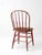 Antique Red Windsor Spindle Back Farmhouse Chair For Sale - Image 12 of 17