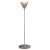 A dimmable floor lamp made in Italy with a frosted shade, designed by Philippe Starck in 1998 for Flos, made of aluminun,...