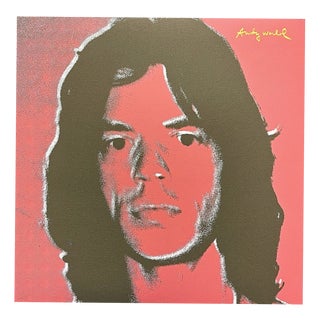 After Andy Warhol, Mick Jagger Red, 1980s, Print For Sale