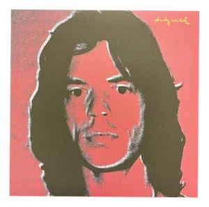 After Andy Warhol, Mick Jagger Red, 1980s, Print
