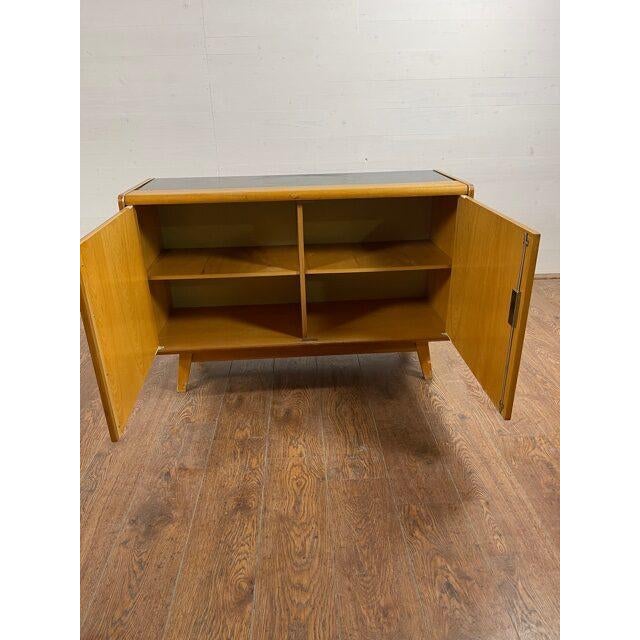 Dresser by Jitona with Black Glass on Top, 1960 For Sale - Image 3 of 7
