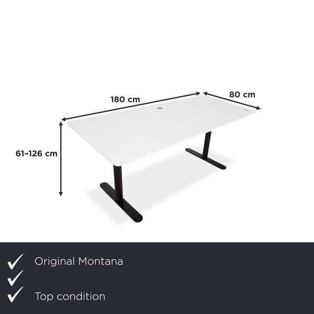 The Montana HiLow desk combines purist Danish design with state-of-the-art ergonomics for a workspace that makes no...