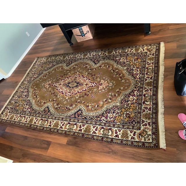 Antique Armenian Handmade Woven Tapestry Rug 5′7″ × 9′ Chairish