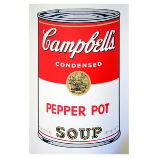Sunday B. Morning after Andy Warhol, Campbell's Pepper Pot Soup, Silkscreen Print For Sale