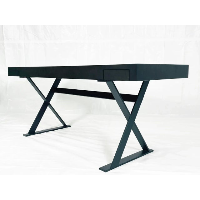 Black Modern Italian Desk by Antonio Citterio for B&b Italia For Sale - Image 8 of 18