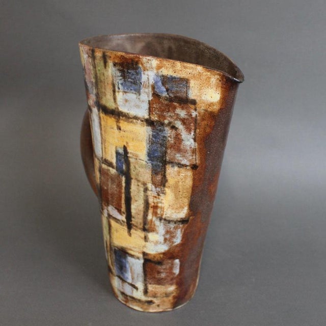 Vintage French Ceramic Jug by Alexandre Kostanda, 1960s For Sale - Image 18 of 18