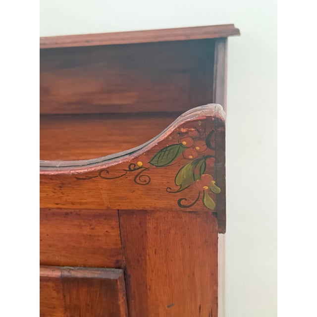 Wood Primitive Pine Dry Sink Cabinet, Circa Mid 1900s For Sale - Image 7 of 16