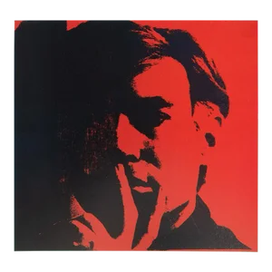 1990 the Andy Warhol Foundation After Andy Warhol "Self-Portrait", Pop Art Lithograph