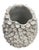 Vintage Italian Hand-Crafted White Ceramic Petal Texture Statement Vase For Sale In West Palm - Image 6 of 12