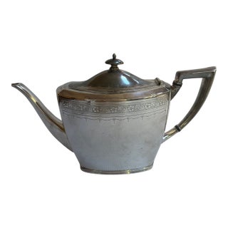 Vintage Paul Revere 1927 Community Silver Plate Rare Art Deco Tea/Coffee Pot For Sale