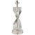 Plastic Vintage Lucite Helix Twist Lamp by Herbert Ritts for Astrolite California For Sale - Image 7 of 7