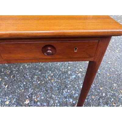 Hans Wegner Model 305 Writing Desk, Teak & Oak, Scandinavian Modern For Sale - Image 9 of 12