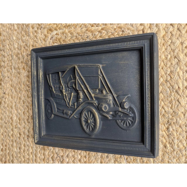Early American Model T Ford Car Decorative Wall Plaque For Sale In Charlotte - Image 6 of 9