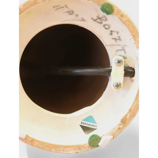 Ceramic Ceramic Lamp Base from Bitossi/Bergbom, 1960s For Sale - Image 7 of 8