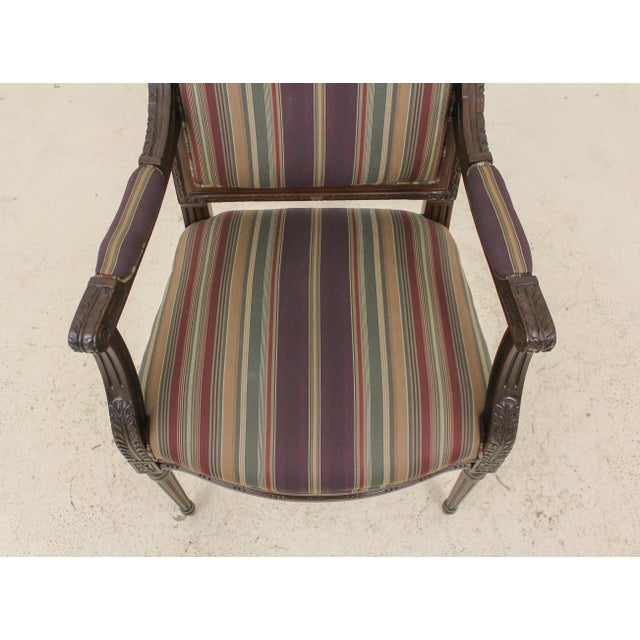 French Louis XV Style Upholstered Armchair For Sale - Image 10 of 13