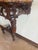 Brown Late 19th Century Italian Hand Carved Walnut Wall Console With Marble Top For Sale - Image 8 of 15