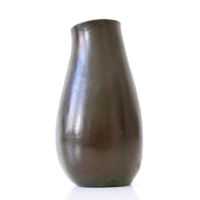 Mid-Century Modern Bronze Vase, Germany, 1960s For Sale - Image 6 of 18
