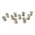 1920s Chinese Jade Cups, Marked - Set of Ten For Sale