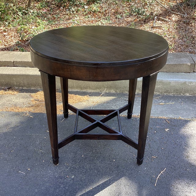 Milling Road Baker Furniture Tea Table or Occasional Side Table For Sale In Atlanta - Image 6 of 9