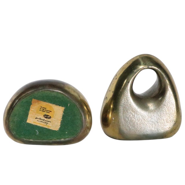 Mid 20th Century Brutalist Ben Seibel for Jenfredware Bookends For Sale - Image 14 of 15