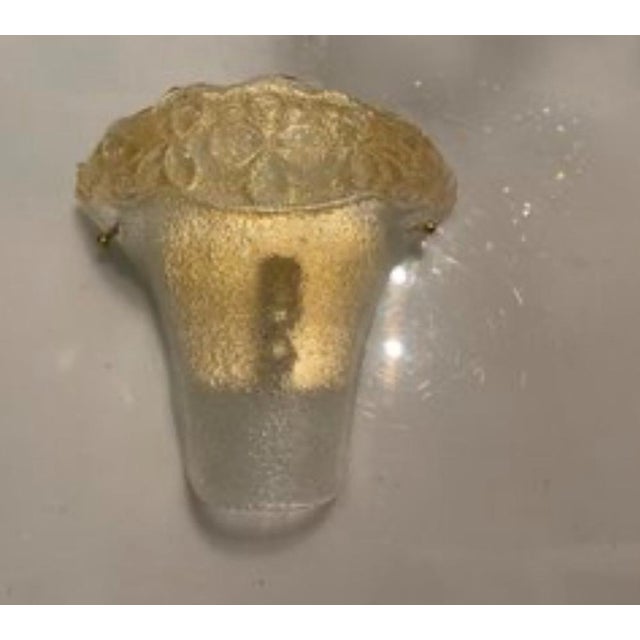 Murano Glass Sconces, 1970s, Set of 2 For Sale - Image 6 of 7