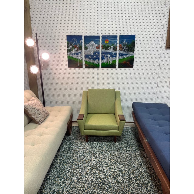 Adrian Pearsall Newly Upholstered Adrian Pearsall Inspired Lounge Chair For Sale - Image 4 of 6