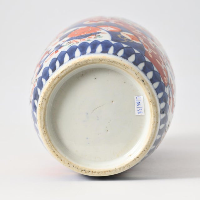 Ceramic Japanese Imari Porcelain Vase, 1890s For Sale - Image 7 of 9