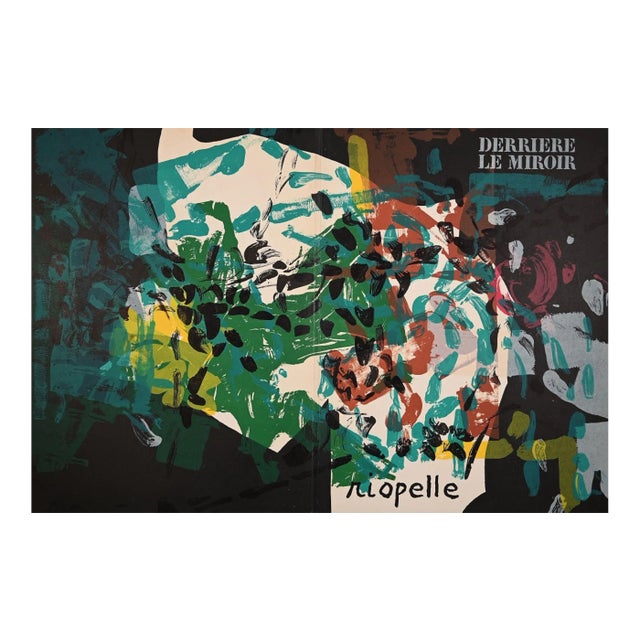 Jean-Paul Riopelle, Cover from Derriere Le Miroir, Lithograph, 1968 For Sale