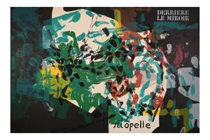 Jean-Paul Riopelle, Cover from Derriere Le Miroir, Lithograph, 1968