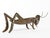 Bronze Mexican Copper Brass and Abalone Grasshopper Centerpiece Sculpture For Sale - Image 8 of 11
