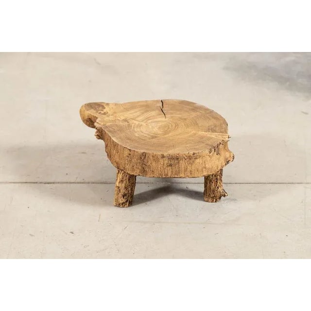 French Elm Side Table, 1900 For Sale - Image 8 of 11