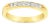 Princess Cut Diamond Stackable Ring .27cttw 14k Yellow Gold, Size 9 For Sale