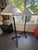 Vintage, Neoclassical Ebonized & Gilt Tripod Floor Lamps Pair For Sale - Image 4 of 12