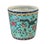 Antique Chinoiserie Famille Rose Porcelain Jardiniere With Turquoise Glaze 8"h For Sale In New York - Image 6 of 12