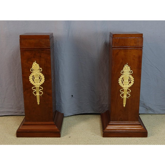 Empire Pedestals, Early 19th Century, Set of 2 For Sale - Image 13 of 13